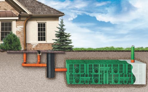 Rain water drain outlet system